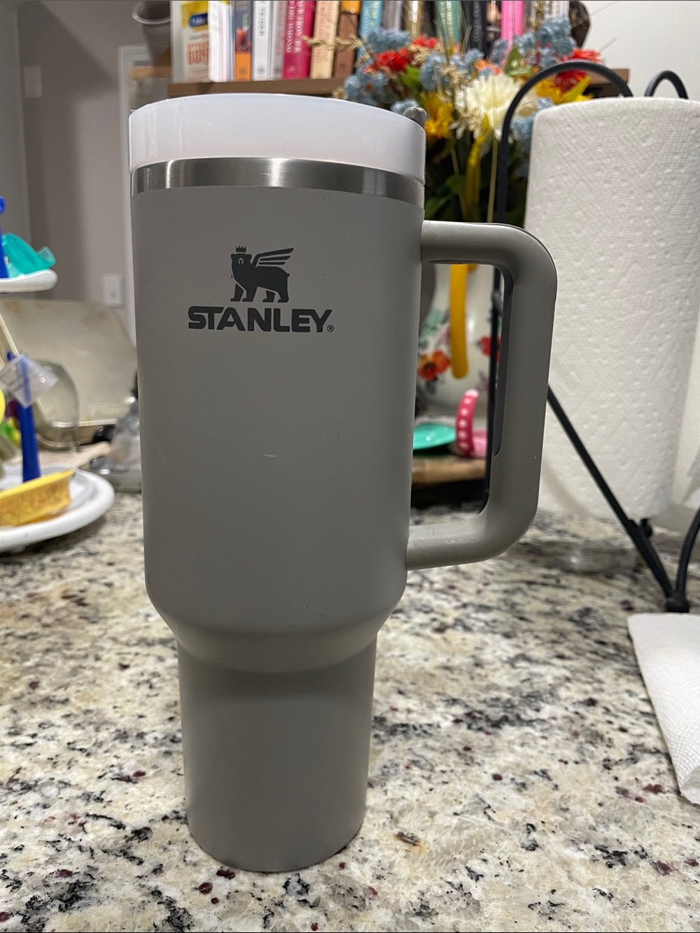 Stanley Gray Travel Mug with Handle